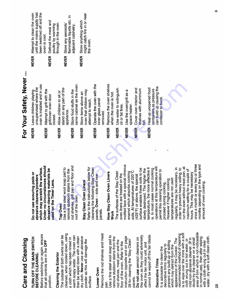 Hotpoint 6183 Full Instructions For Installing And Operating Download Page 9