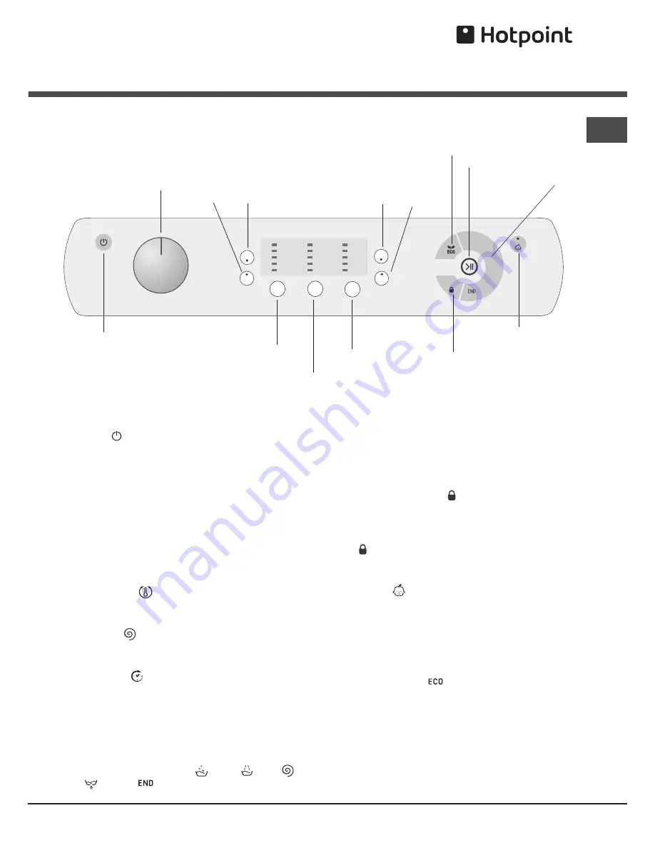 Hotpoint Aqualtis AQ113L 297E Скачать руководство пользователя страница 7