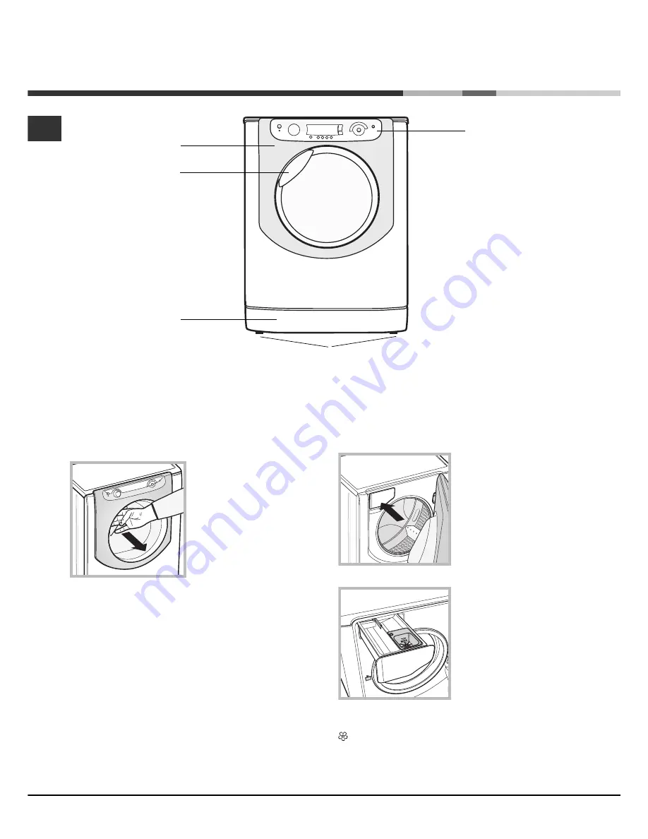 Hotpoint Aqualtis AQGMD149 Скачать руководство пользователя страница 6