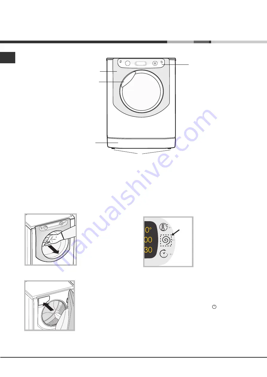 Hotpoint AQUALTIS AQLF9D 69 U Instructions for  and use Скачать руководство пользователя страница 52