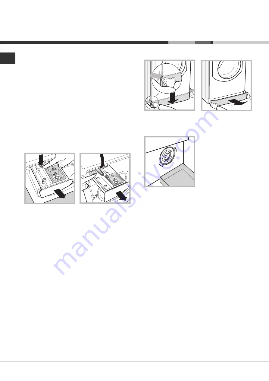 Hotpoint AQUALTIS AQLF9D 69 U Instructions for  and use Instructions For Installation And Use Manual Download Page 60