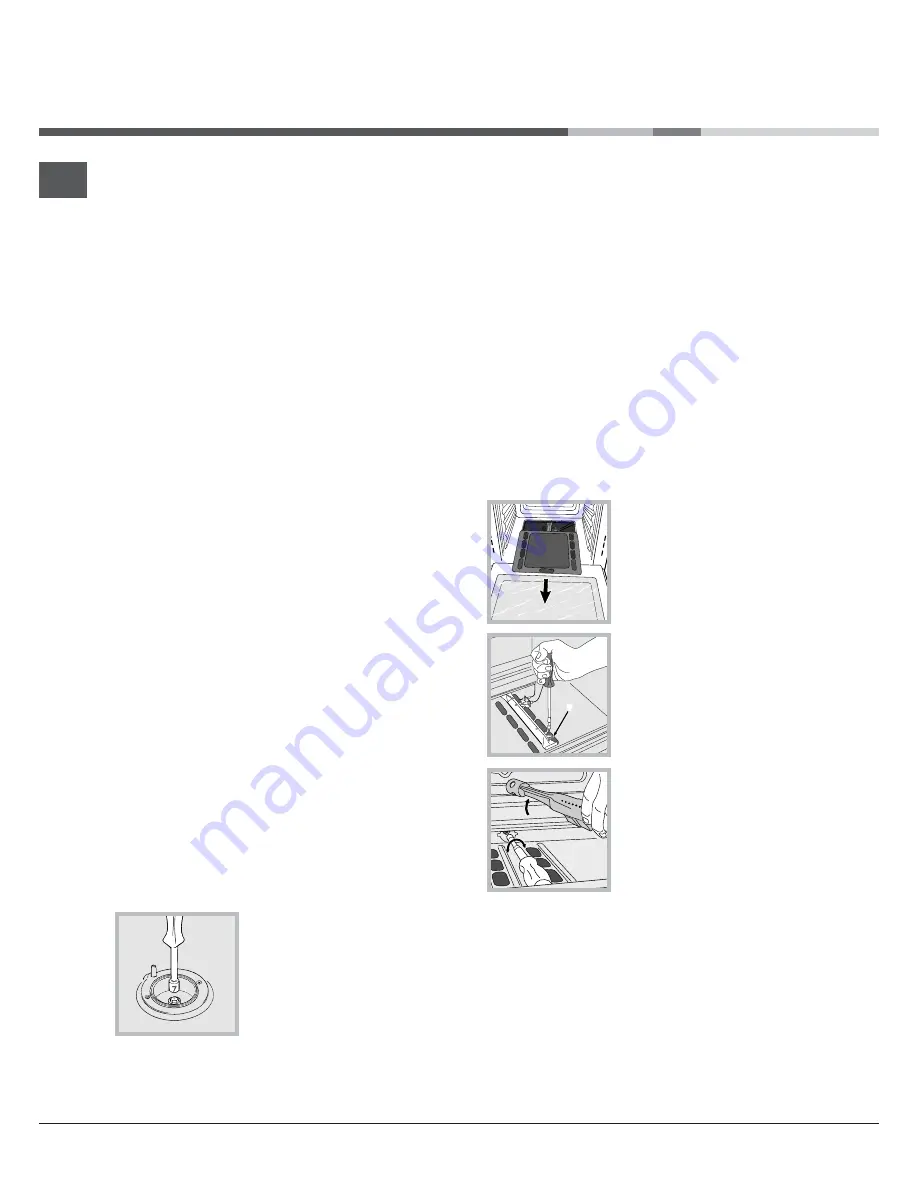 Hotpoint CG64SG1 UA/HA Operating Instructions Manual Download Page 36