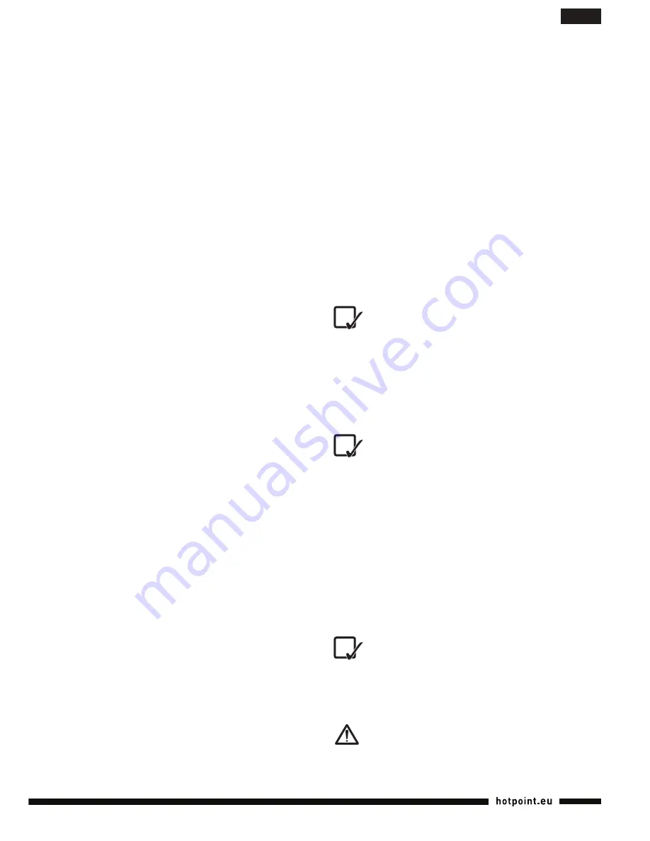 Hotpoint CM TDC EU Operating Instructions Manual Download Page 11