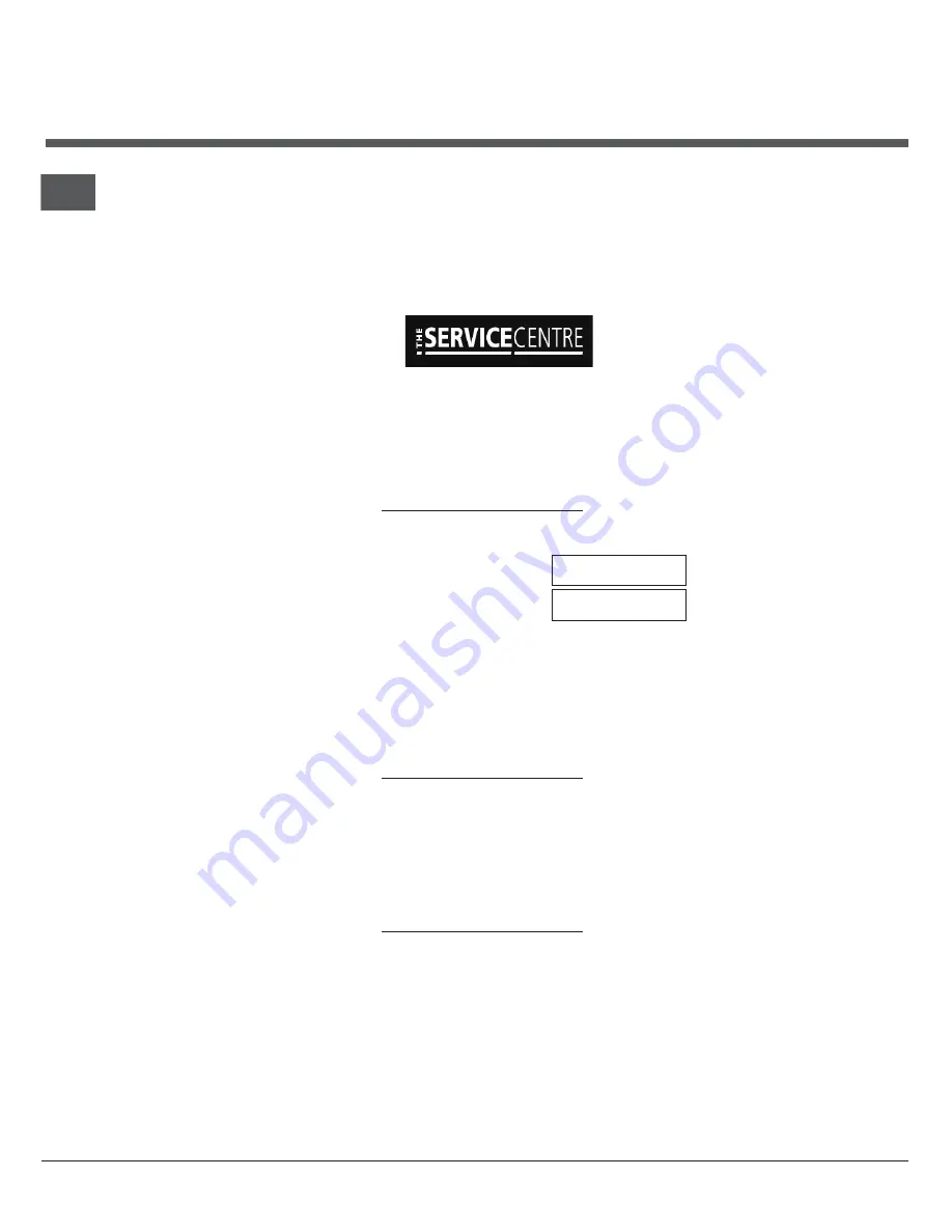 Hotpoint CRA 641 D C Operating Instructions Manual Download Page 16