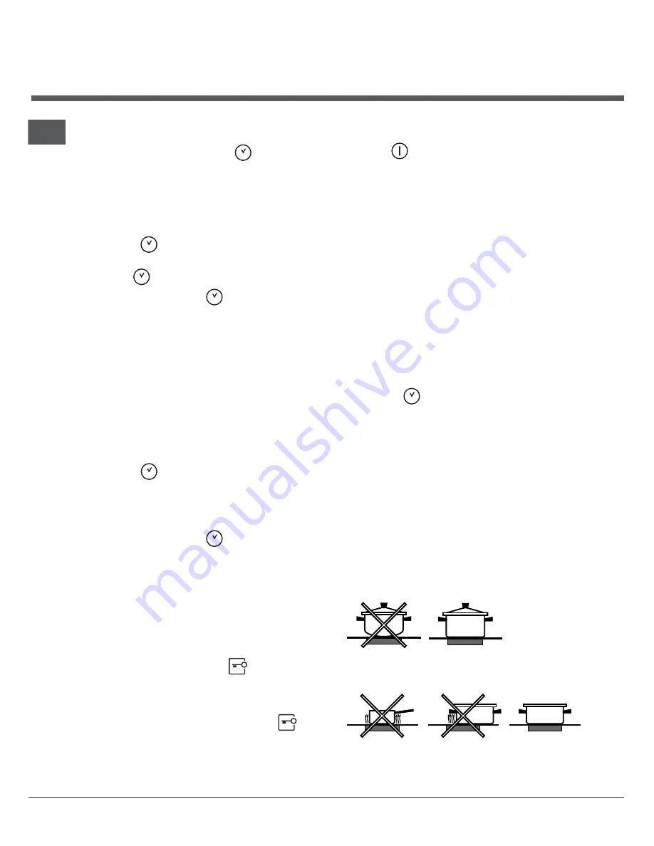 Hotpoint CRO 642 D B Operating Instructions Manual Download Page 8