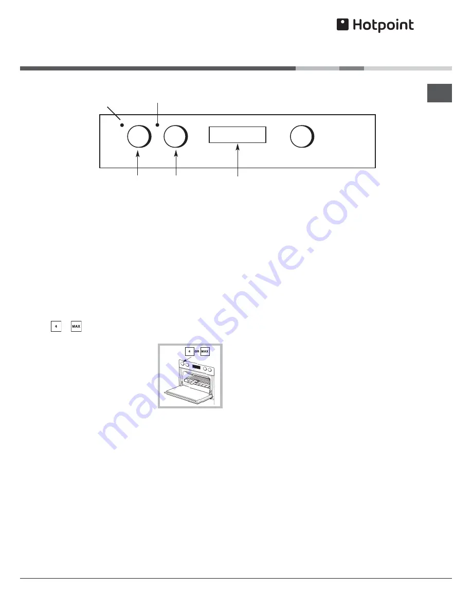 Hotpoint DD53X Instructions For Installation And Use Manual Download Page 11