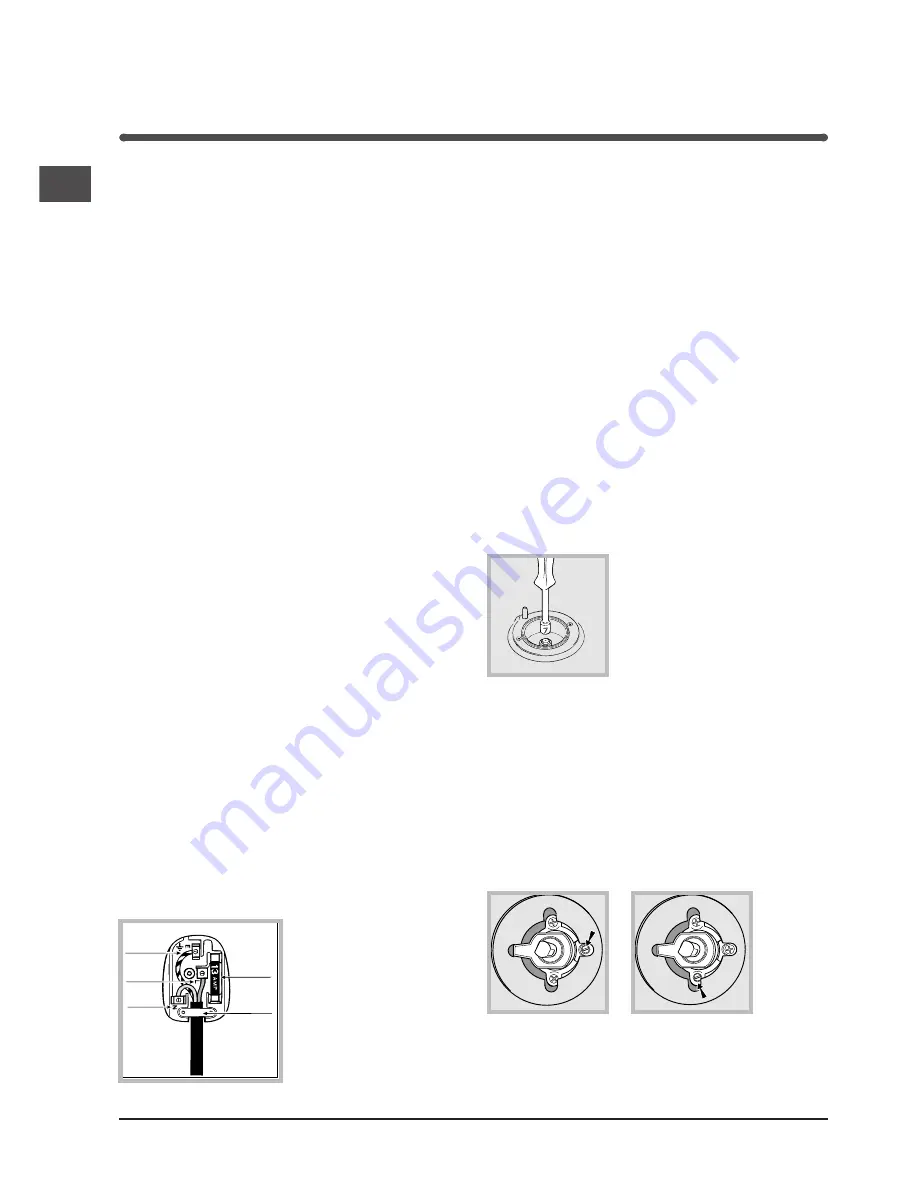 Hotpoint DHG65G1CX Operating Instructions Manual Download Page 4