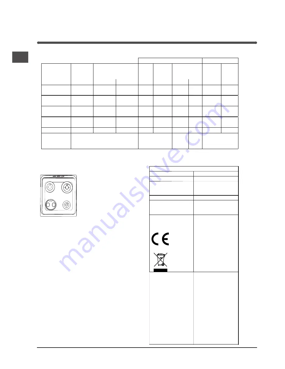 Hotpoint DHG65G1CX Скачать руководство пользователя страница 6