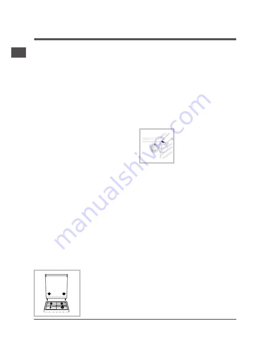 Hotpoint DHG65G1CX Operating Instructions Manual Download Page 12