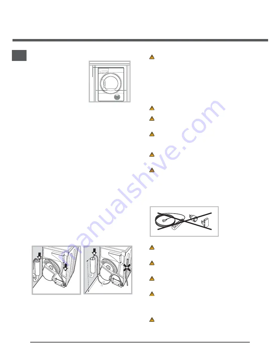 Hotpoint ECF 87 Скачать руководство пользователя страница 2