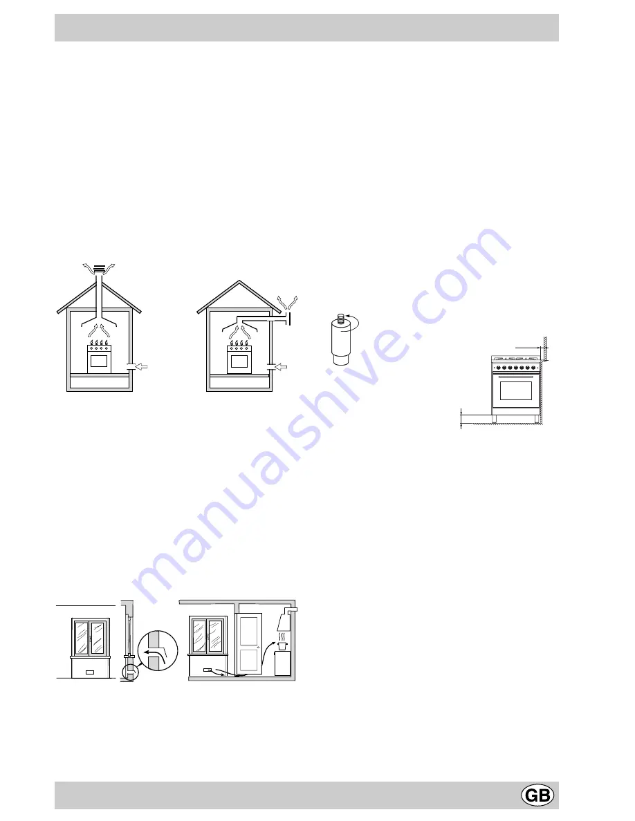 Hotpoint EG600P Instructions For Installation And Use Manual Download Page 3