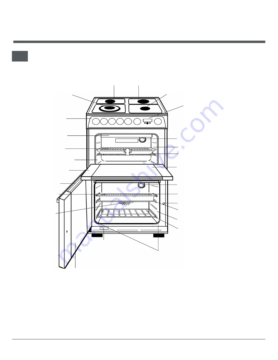 Hotpoint EG94X Instructions For Installation And Use Manual Download Page 4