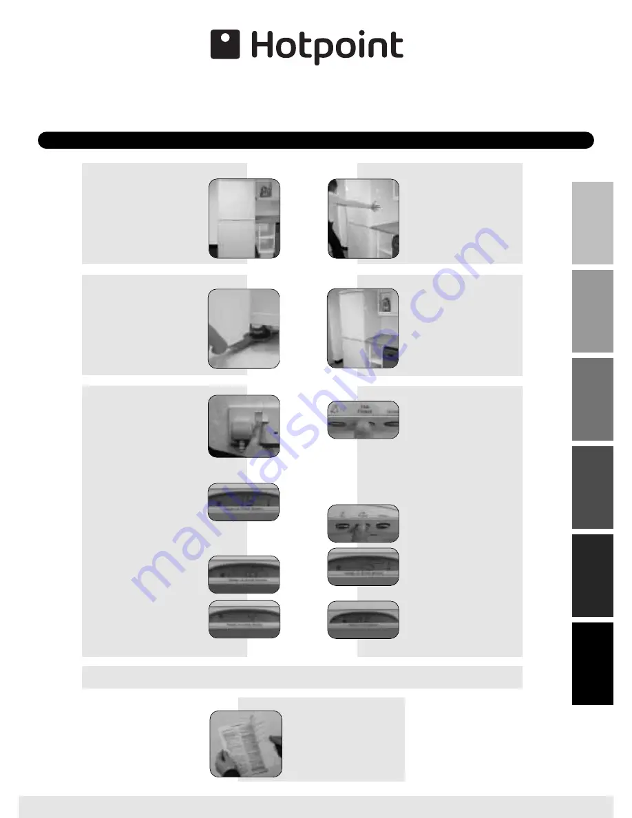 Hotpoint ffa91 Instructions For Installation & Use Download Page 1