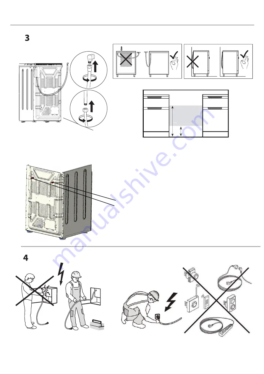 Hotpoint HDM67G0C2CB/UK Installation Manual Download Page 23