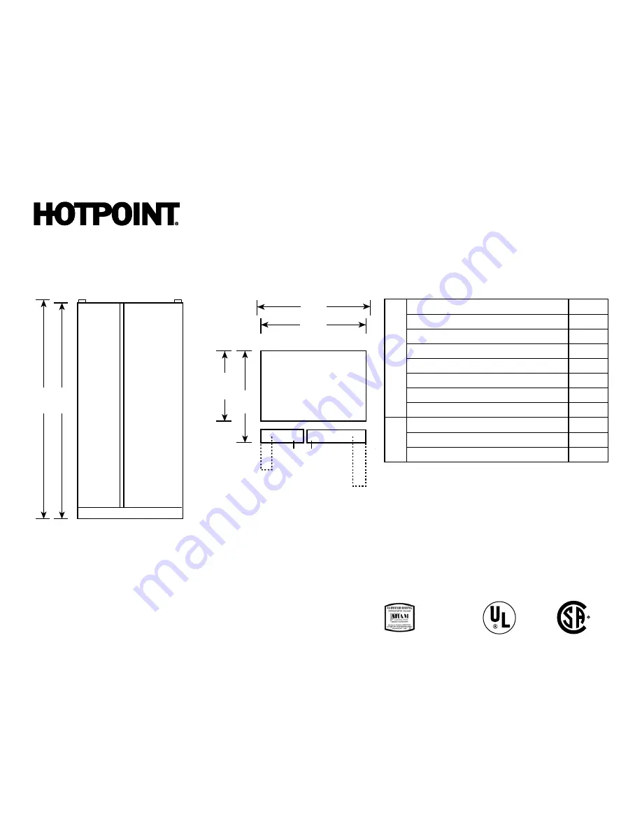 Hotpoint HSS25GFT Скачать руководство пользователя страница 1