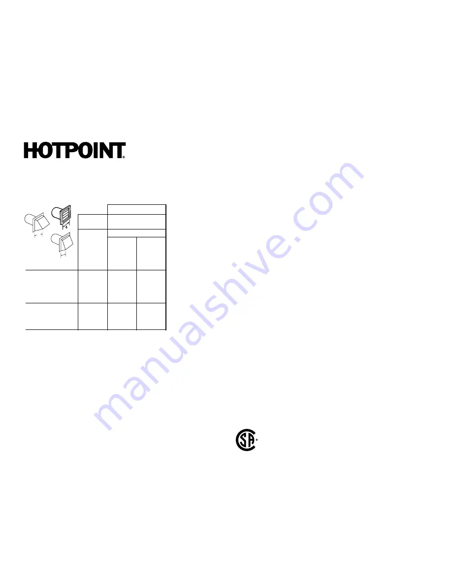 Hotpoint HTDP120GDWW Dimensions And Specifications Download Page 2