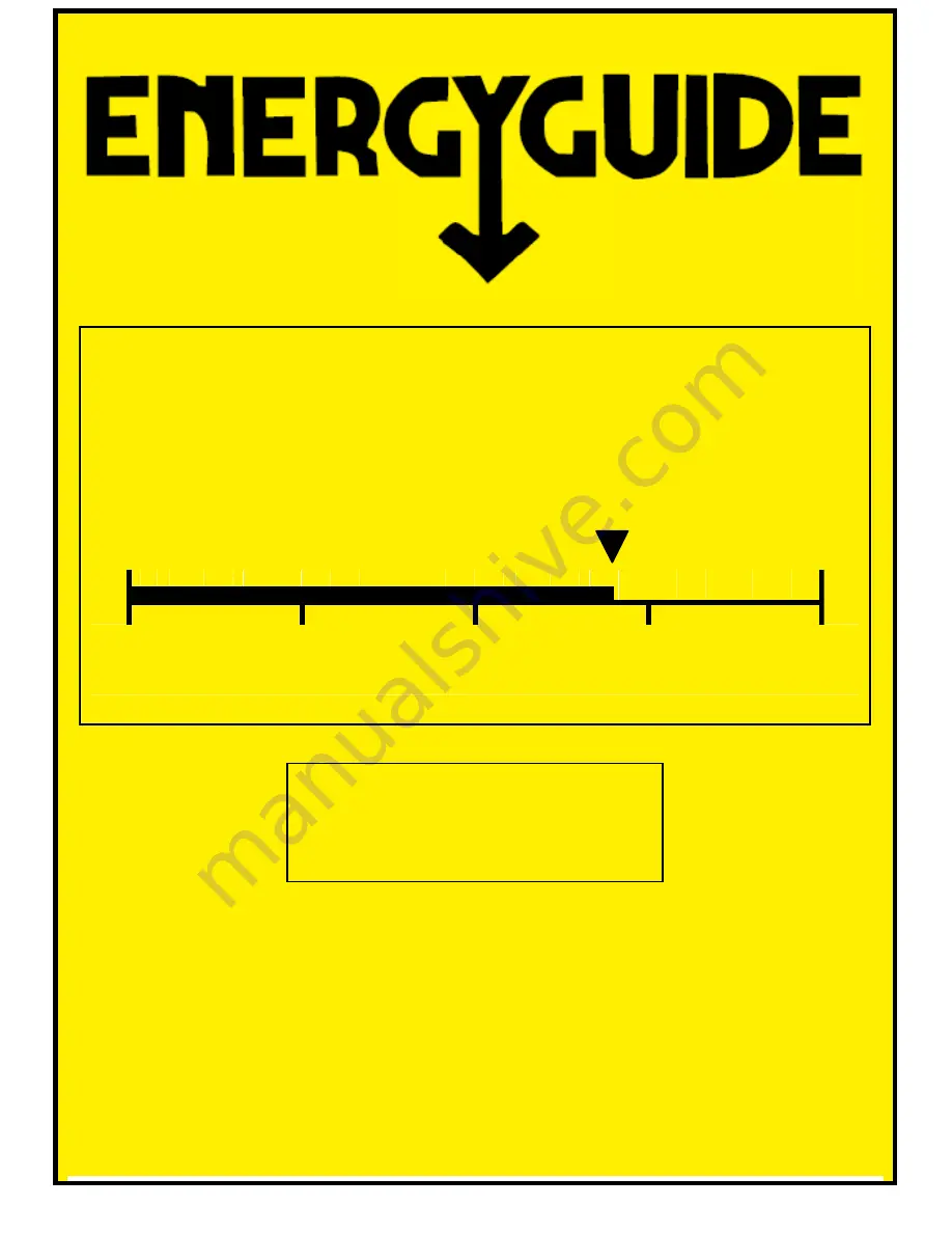 Hotpoint HTM17CBTSA - 16.6 cu. Ft. Top Freezer Refrigerator Energy Manual Download Page 1