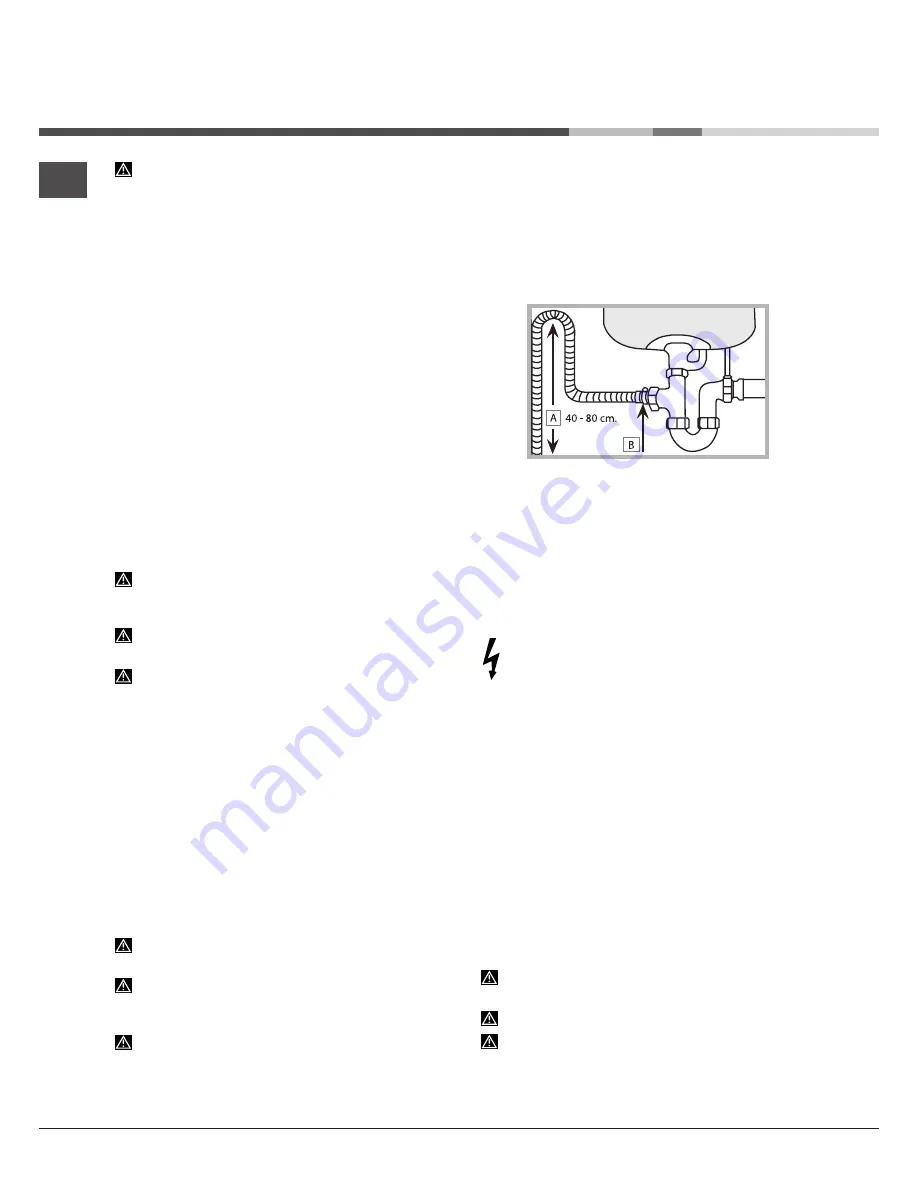 Hotpoint LTF 11T123 Operating Instructions Manual Download Page 4