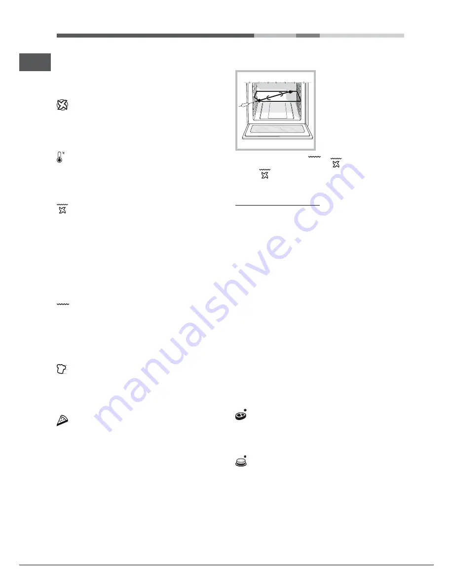 Hotpoint OSX 896D PX S Operating Instructions Manual Download Page 10