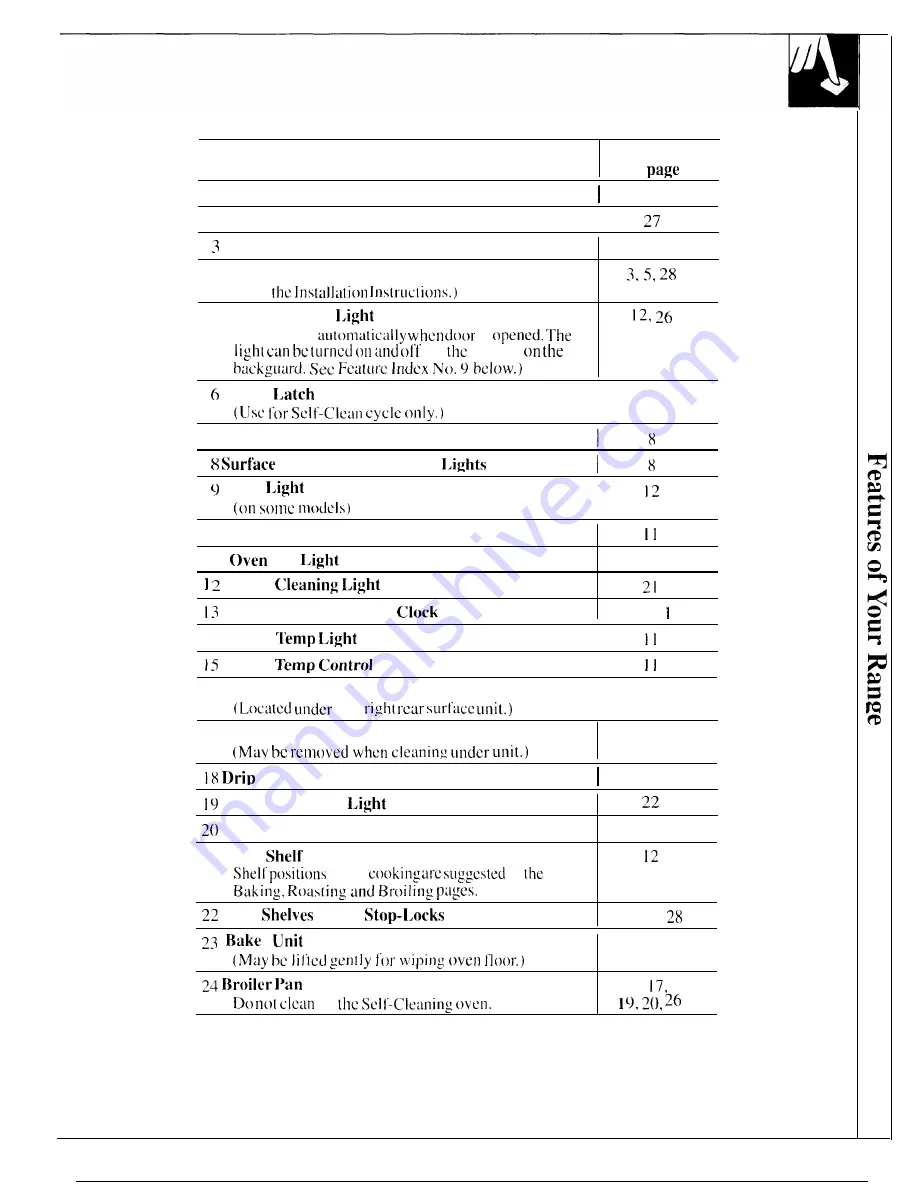 Hotpoint RB754N Use & Care Manual Download Page 7