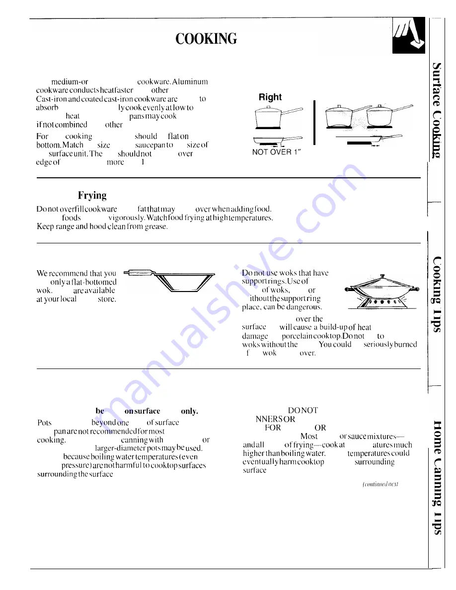 Hotpoint RB754N Use & Care Manual Download Page 9