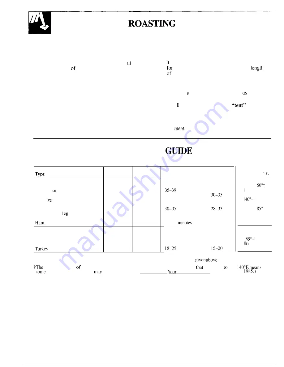 Hotpoint RB754N Use & Care Manual Download Page 18