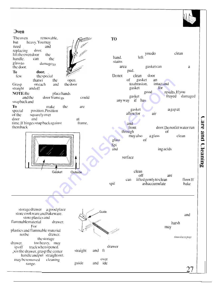 Hotpoint RB754N Use & Care Manual Download Page 27