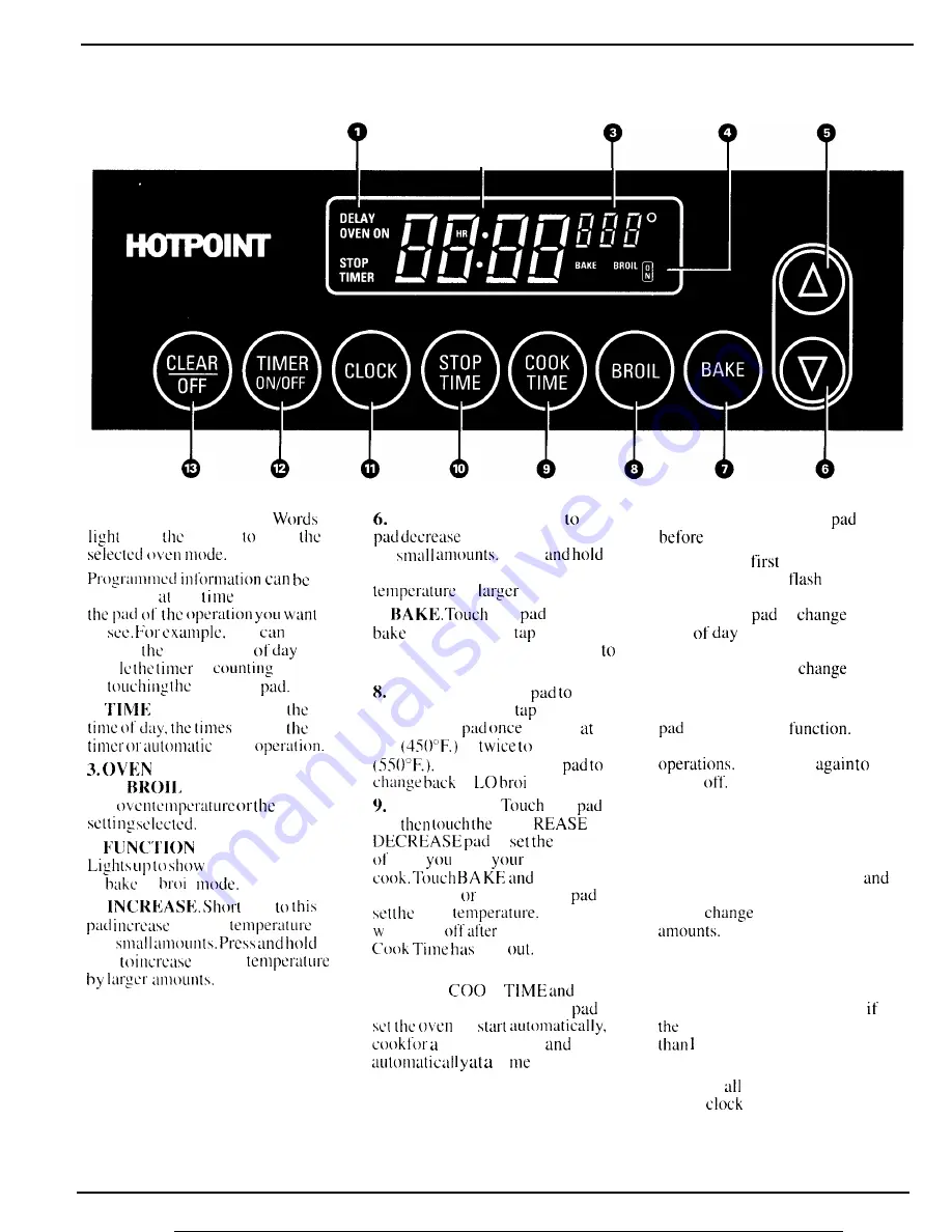 Hotpoint RGJ534GEP Use And Care Manual Download Page 6