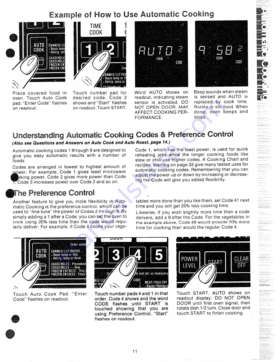 Hotpoint RH967 Use And Care Book Manual Download Page 11