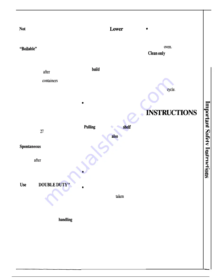 Hotpoint RK962G Use And Care Manual Download Page 5