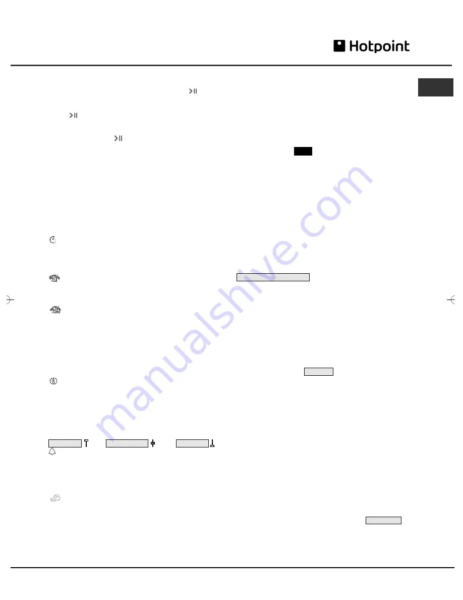 Hotpoint TCD ET87 Instruction Booklet Download Page 13