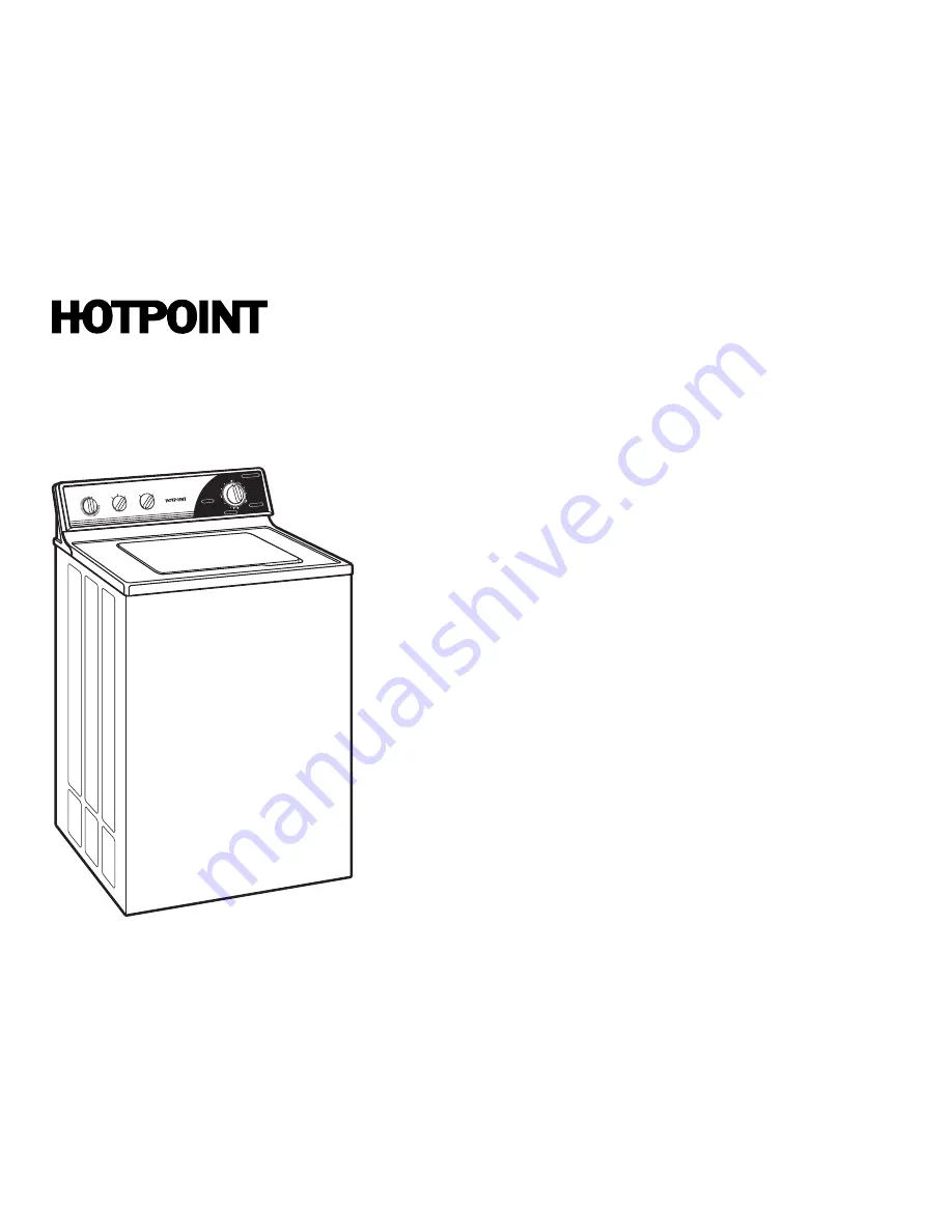 Hotpoint VWSR4150DWW Скачать руководство пользователя страница 2