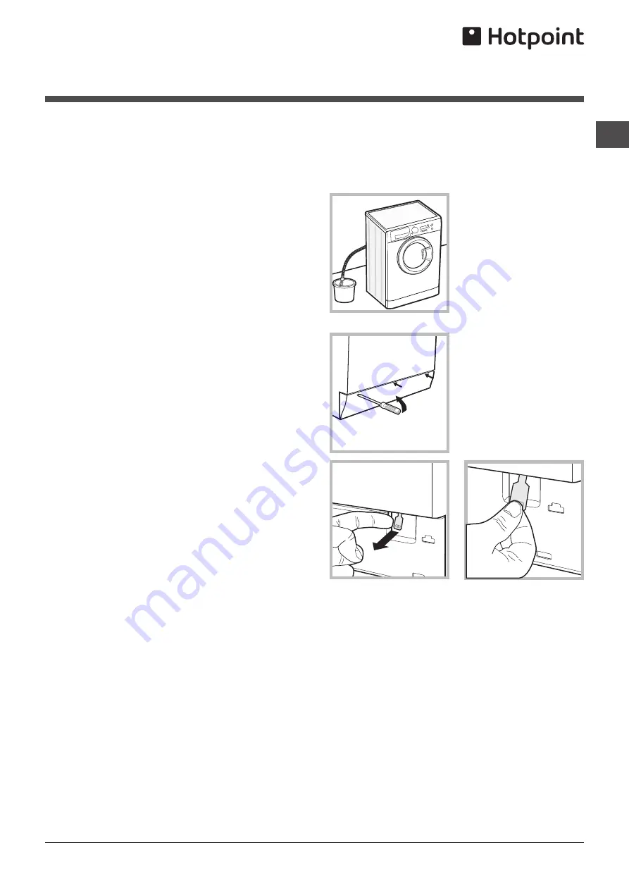 Hotpoint WMPF 823 Instructions For Use Manual Download Page 11