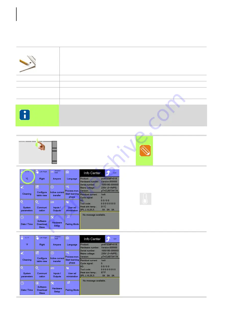 hotset hotcontrol cDT+ Start-Up, Service And Operation Manual Download Page 92