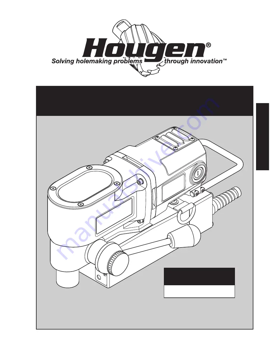 Hougen 0130101 Operator'S Manual Download Page 13