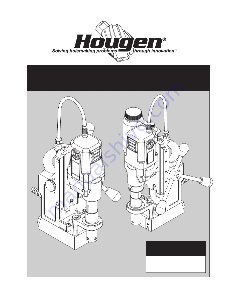 Hougen 0904102 HMD904 Скачать руководство пользователя страница 1