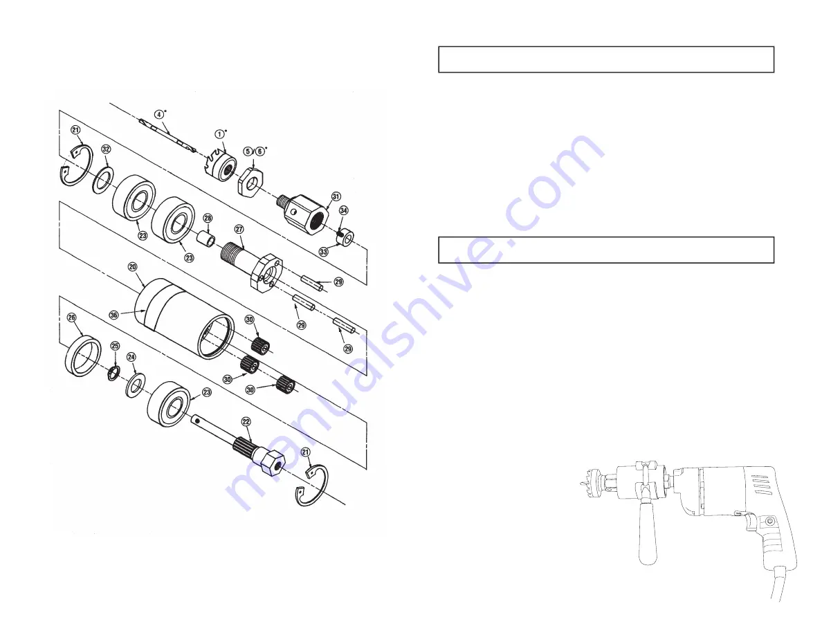 Hougen Holcutter Speed Reducer Manual Download Page 3