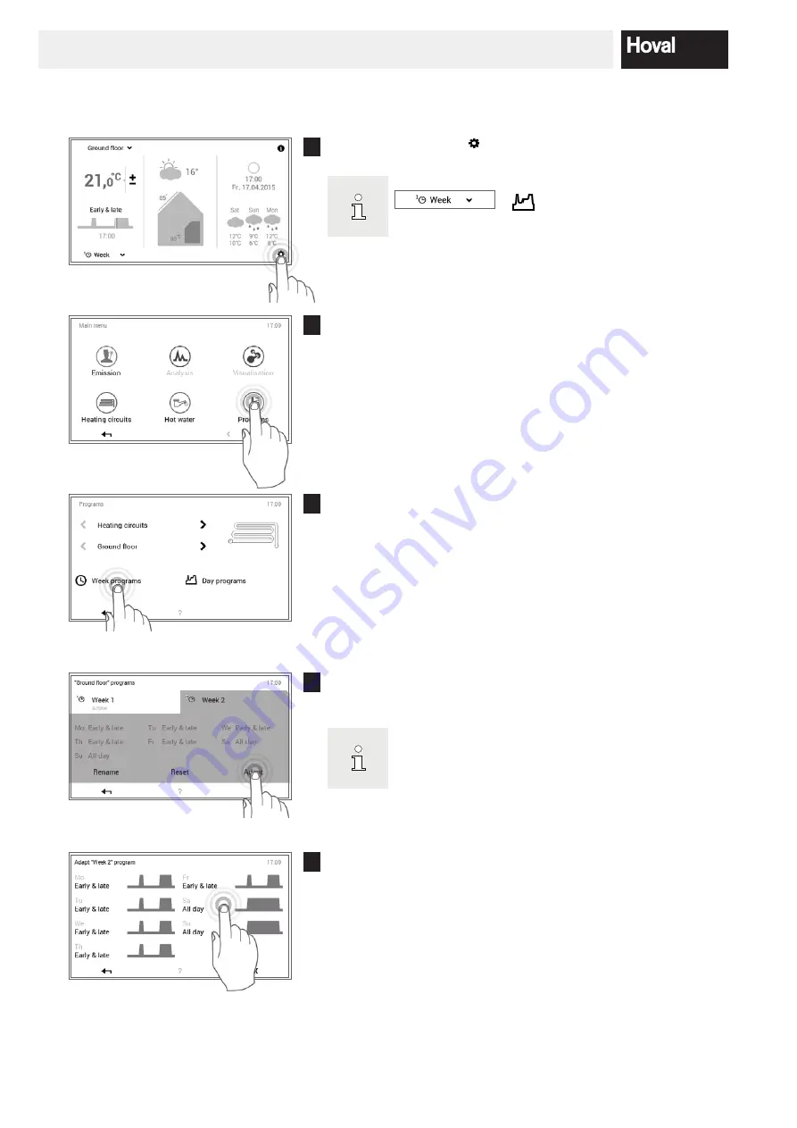 Hoval Max-3 Operating Instructions Manual Download Page 34