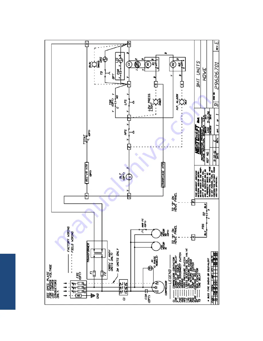 Howe 1000-RLE Installation & Service Manual Download Page 46