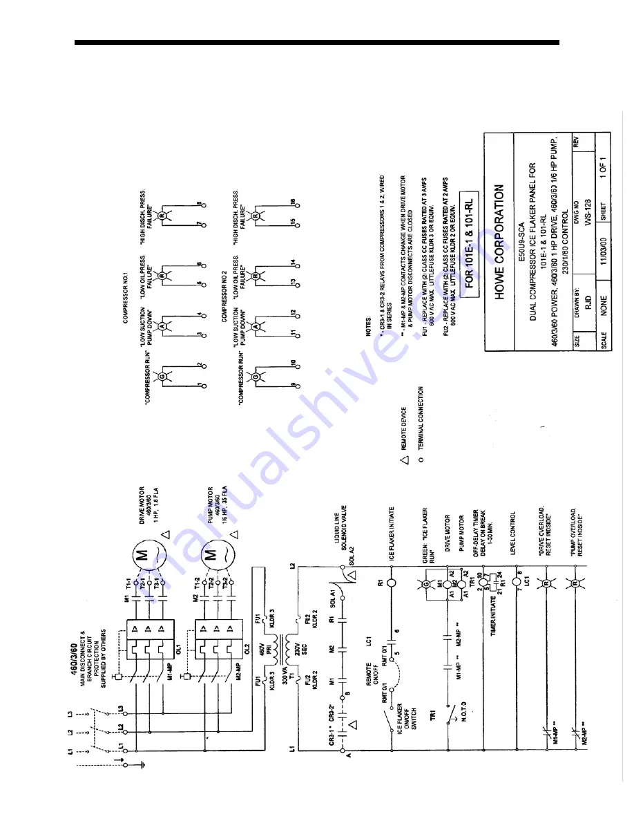 Howe Rapid Freeze Service Manual Download Page 41