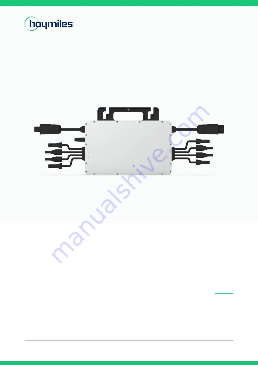 Hoymiles HM-1200 User Manual Download Page 1