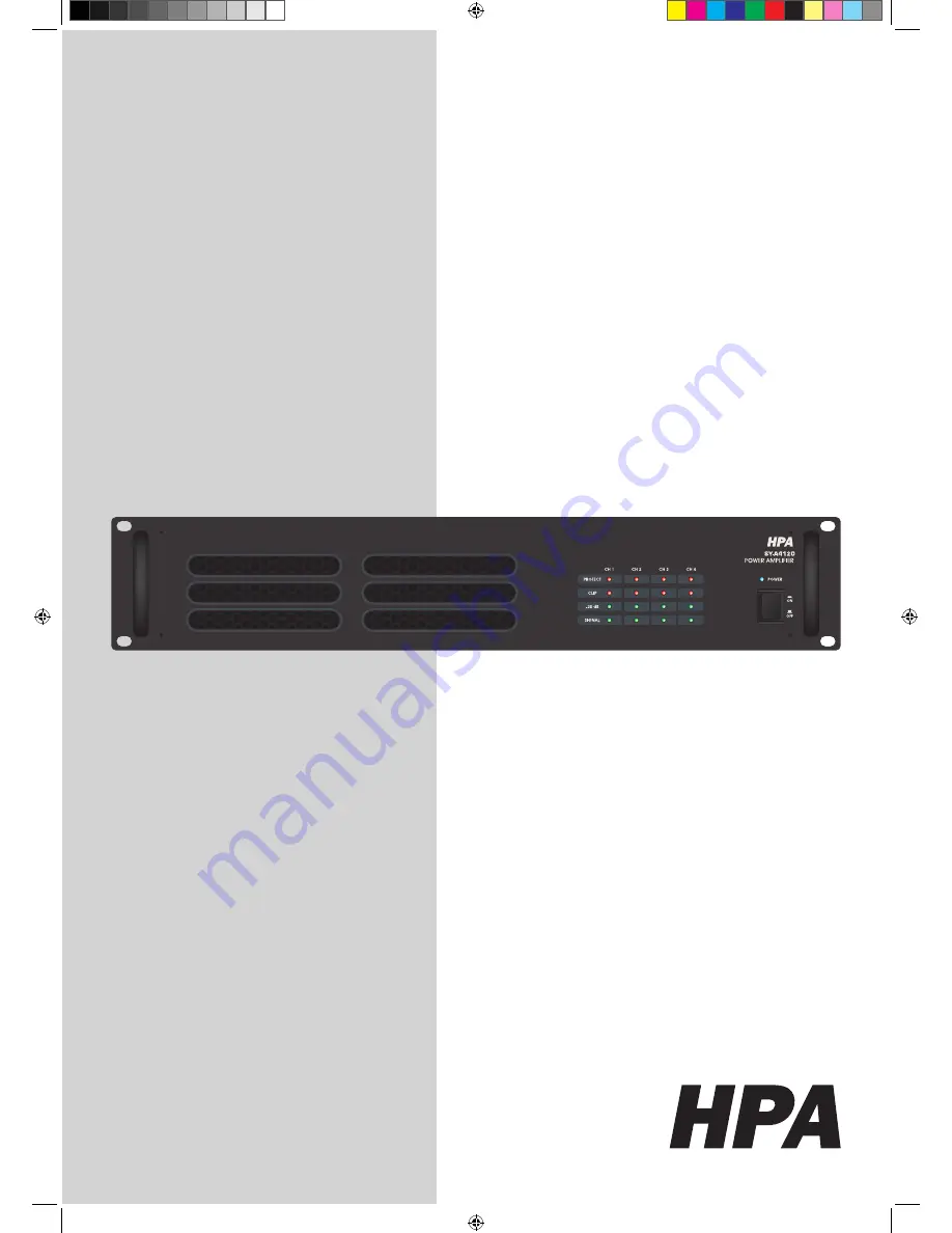 HPA SY-A4120 Owner'S Manual Download Page 1