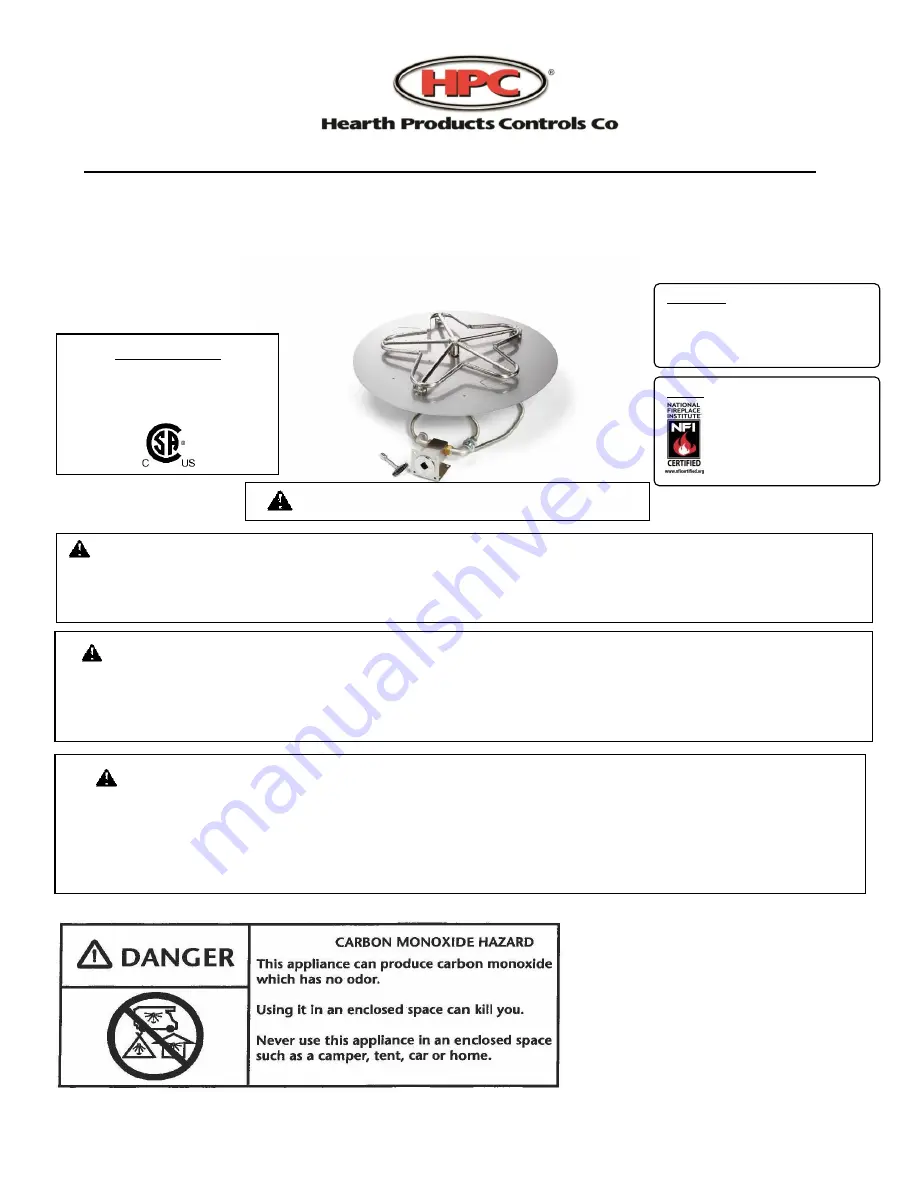 HPC MLFPK Series Installation & Operation Instructions Download Page 1