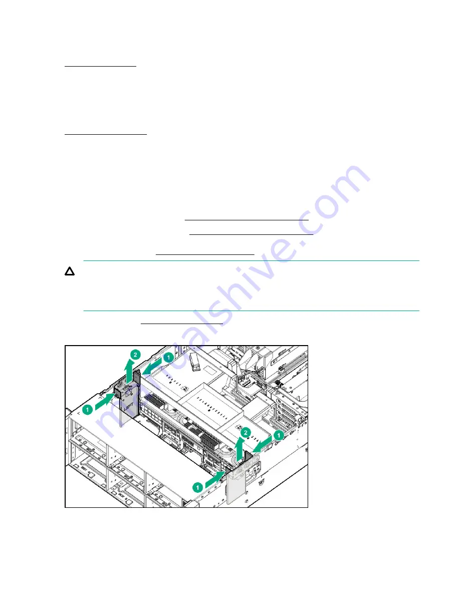 HPE ProLiant DL580 Gen10 User Manual Download Page 44