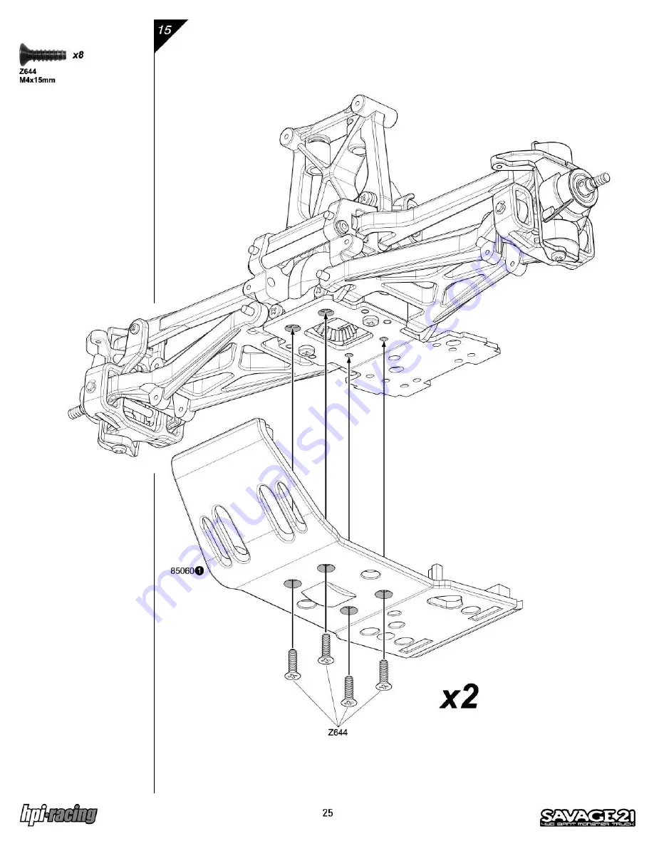 HPI Racing Savage 21 Instruction Manual Download Page 25