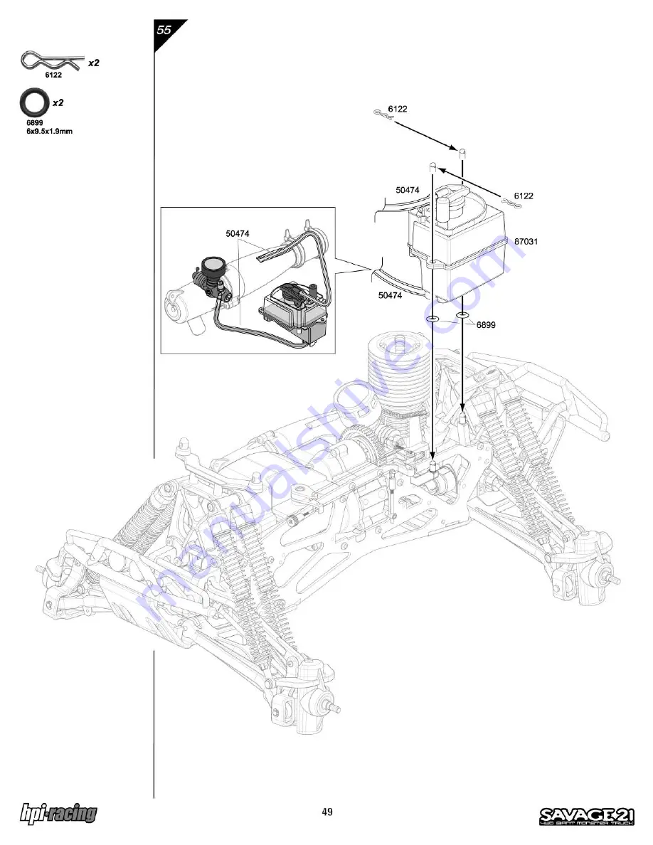 HPI Racing Savage 21 Instruction Manual Download Page 49