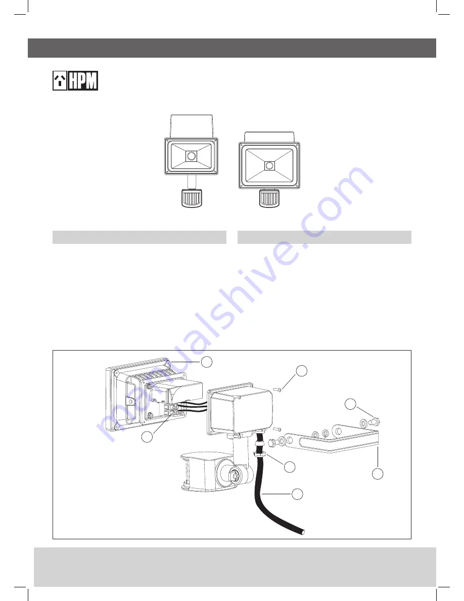 HPM LFS0110WBL Instruction Manual Download Page 1