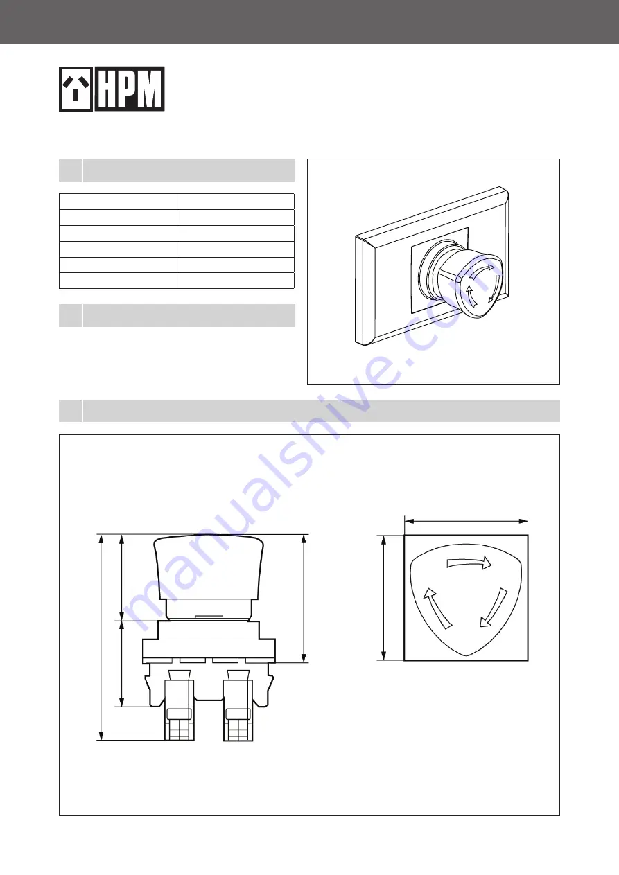 HPM XLP915WEWE Instruction Manual Download Page 1