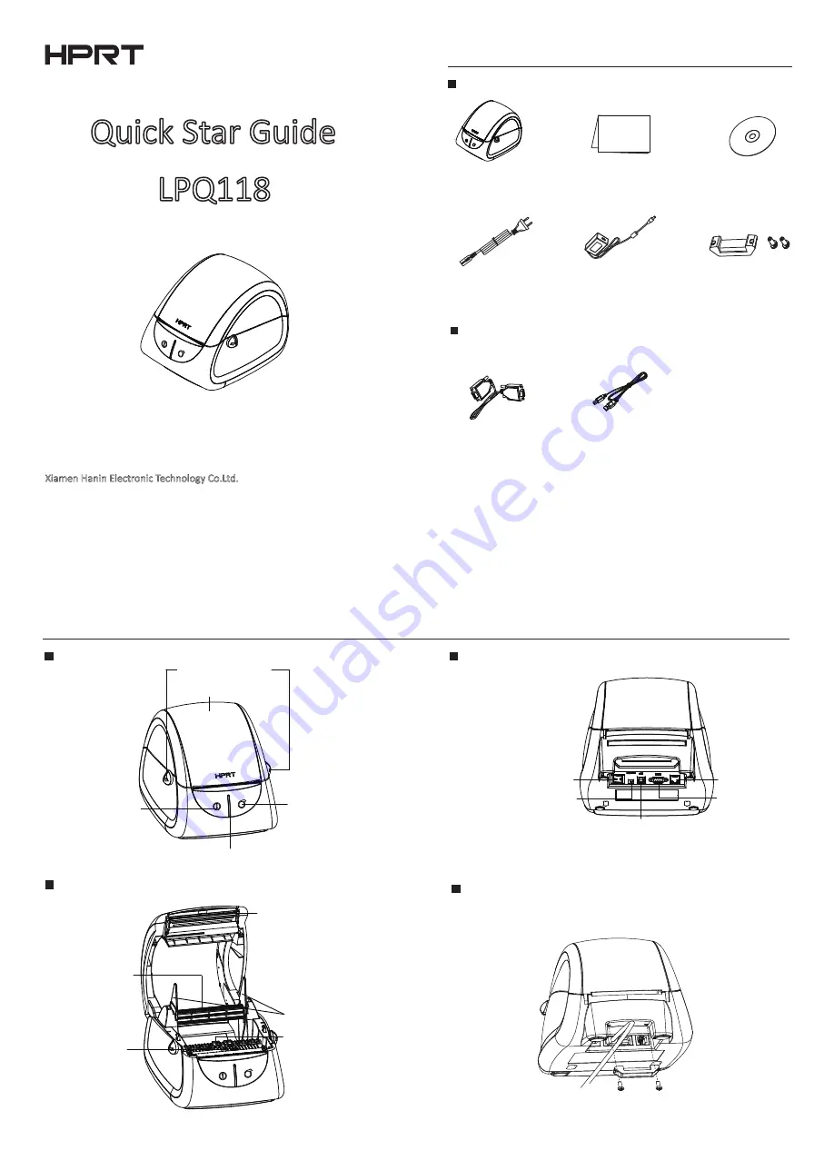 HPRT LPQ118 Скачать руководство пользователя страница 1