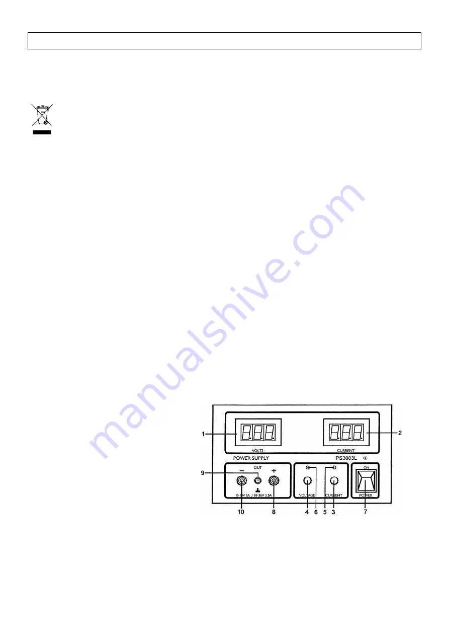 HQ Power PS30003L Скачать руководство пользователя страница 9